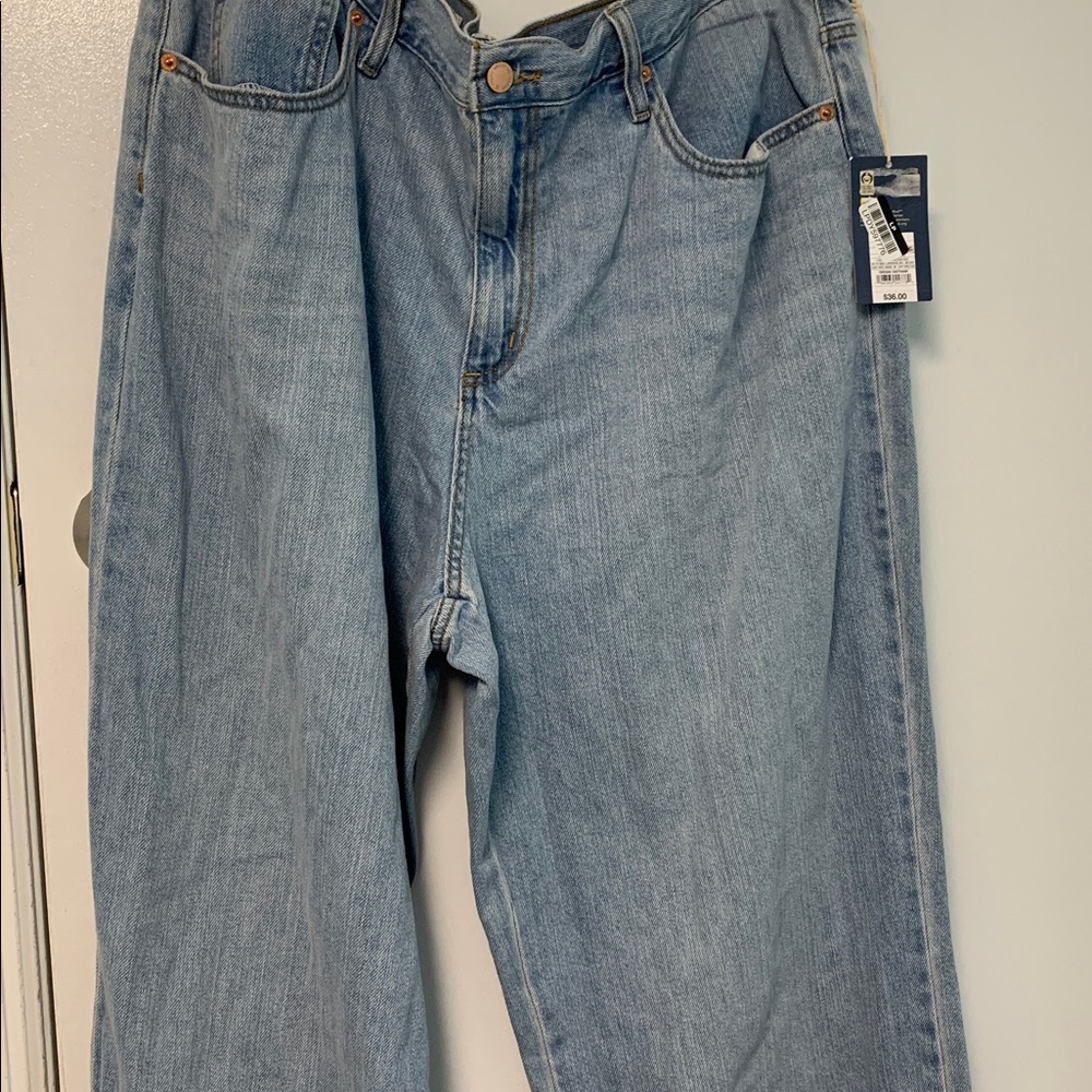 Relaxed wide leg size 18 relaxed through hip and thigh free earrings w purchase